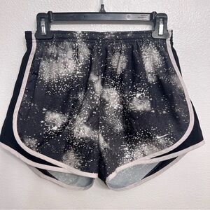 Nike White and Gray Athletic Shorts with Retro Style